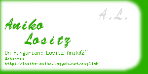 aniko lositz business card